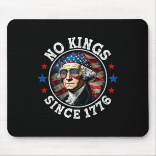 No Kings In America Since 1776 Distressed Usa Flag Mouse Mat