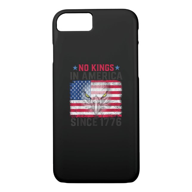 No Kings In America Since 1776 Freedom Creative De Case-Mate iPhone Case (Back)