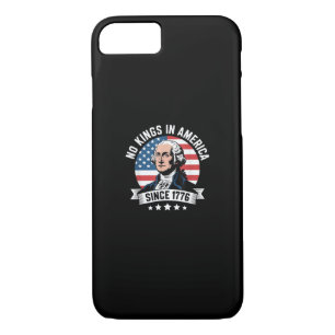 No Kings In America Since 1776 Funny Crown iPhone 8/7 Case