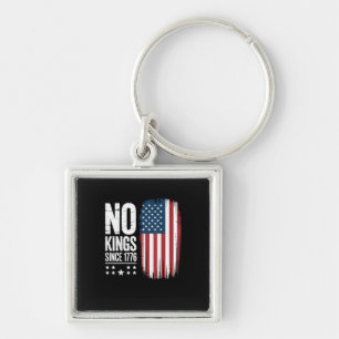 No Kings In America Since 1776 Independence Day Pa Key Ring