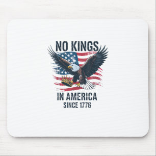 No Kings In America Since 1776 Minimal Clean Mouse Mat
