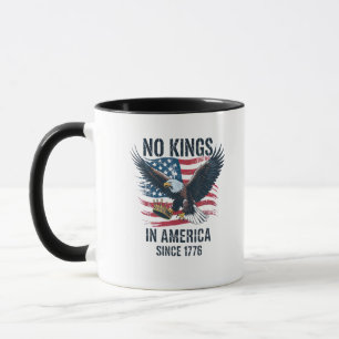 No Kings In America Since 1776 Minimal Clean Mug
