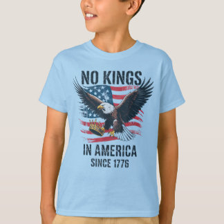 No Kings In America Since 1776 No Kings T-Shirt