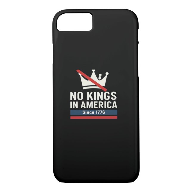 No Kings In America Since 1776 Patriotic Graphic D Case-Mate iPhone Case (Back)