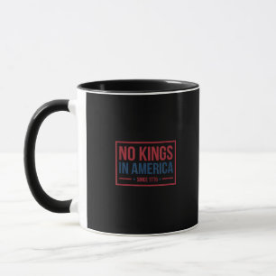 No Kings In America Since 1776 Patriotic Retro Cla Mug