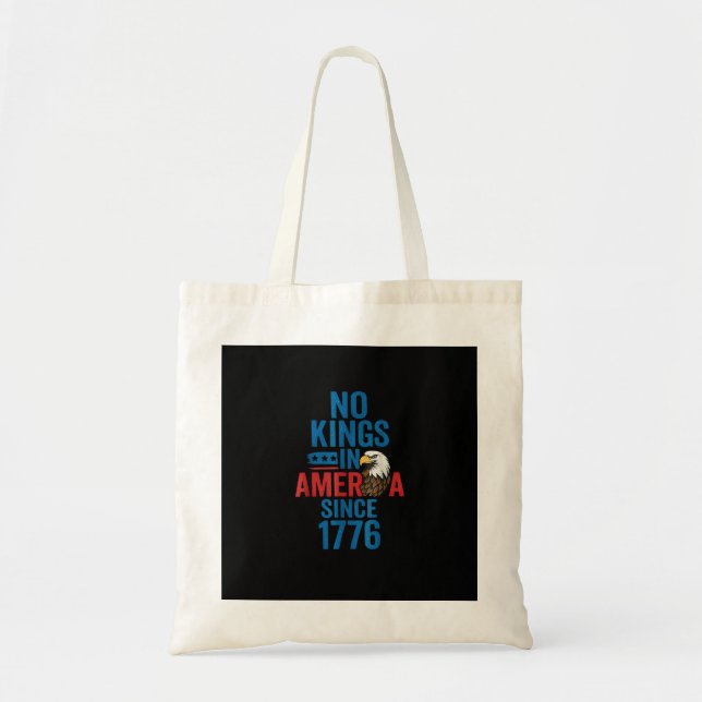 No Kings In America Since 1776 Shirt No Kings Men  Tote Bag (Front)