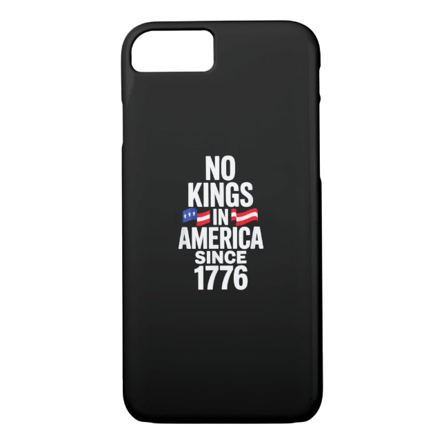 No Kings In America Since 1776 Simple Classic Case-Mate iPhone Case (Back)