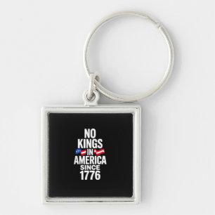 No Kings In America Since 1776 Simple Classic Key Ring
