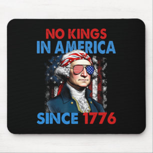 No Kings In America Since 1776 Usa Flag Save Democ Mouse Mat