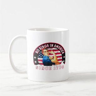 No Kings In America Since 1776 USA Flag Save Esse Coffee Mug