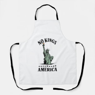 No Kings in America Statue of Liberty Apron