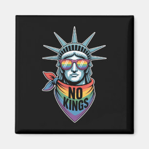 No Kings In America Statue Of Liberty Pride Magnet
