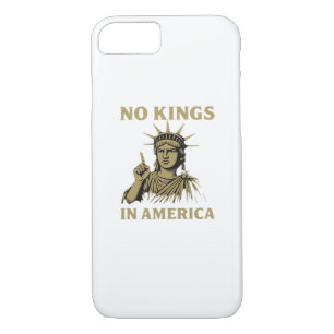 No Kings In America Statue Of  No Kings Day Protes iPhone 8/7 Case