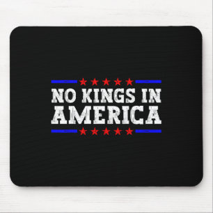 No Kings In America Trump Resist Retro Vintage Mouse Mat