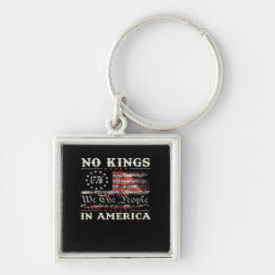 No Kings In America United States Independence Cla Key Ring