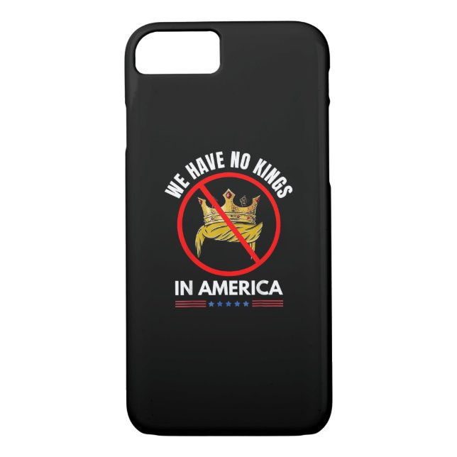 No Kings In America United States Independence Ret Case-Mate iPhone Case (Back)