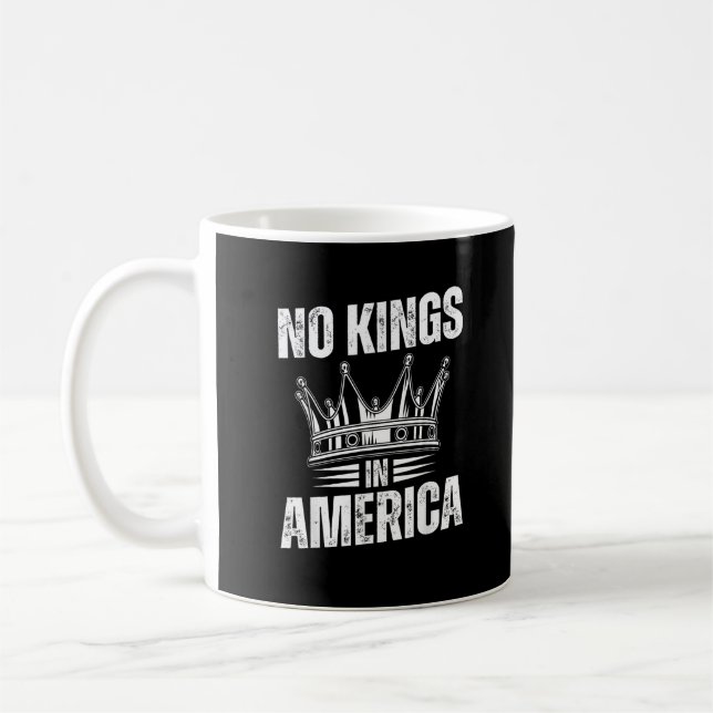 No Kings In America United States Independence Vin Coffee Mug (Left)