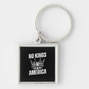 No Kings In America United States Independence Vin Key Ring
