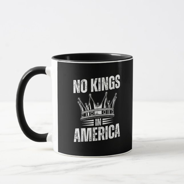 No Kings In America United States Independence Vin Mug (Left)