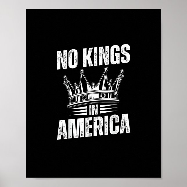 No Kings In America United States Independence Vin Poster (Front)