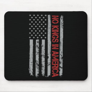 No Kings In America Us Flag Vintage Mouse Mat