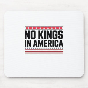 No Kings In America USA Bold Design Mouse Mat