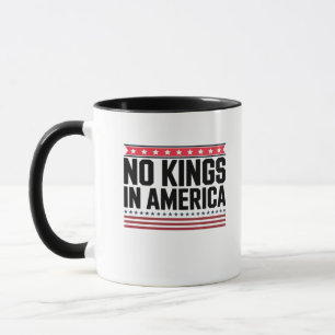 No Kings In America USA Bold Design Mug