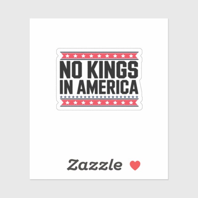 No Kings In America USA Minimal Clean (Sheet)