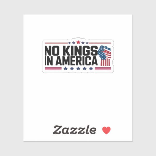 No Kings In America USA Patriotic Style (Sheet)