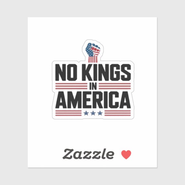 No Kings In America USA Retro Classic (Sheet)
