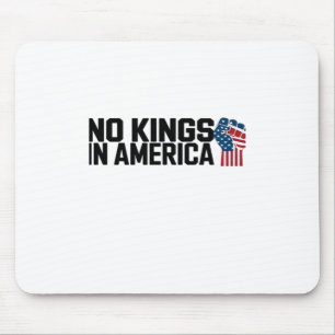 No Kings In America USA Vintage Graphic Mouse Mat