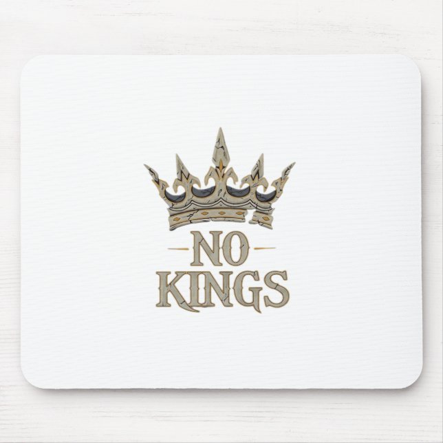 No Kings In America Vintage Graphic Mouse Mat (Front)