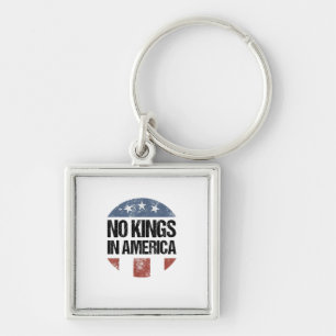 No Kings In America Vintage Patriotic No Kings Cre Key Ring