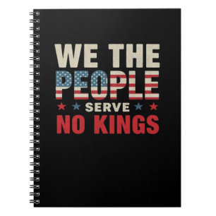 No Kings In America We The People Classic Notebook