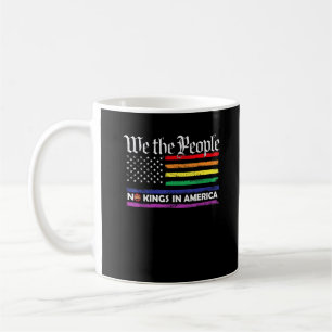 No Kings In America We The People Creative Design Coffee Mug