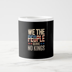 No Kings In America We The People Large Coffee Mug