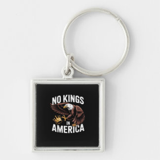 No Kings In America We The People Patriotic Style Key Ring