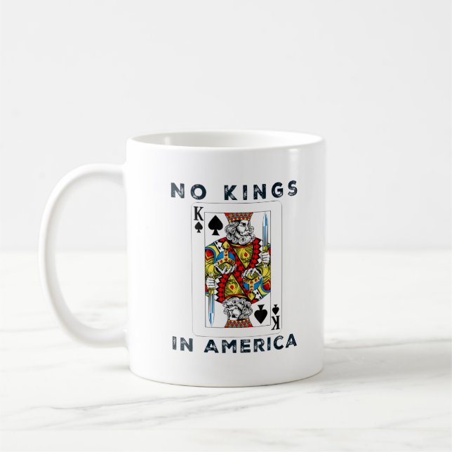 No Kings In America We The People Political Creati Coffee Mug (Left)