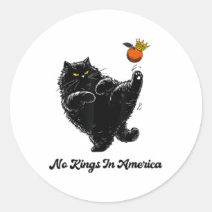 No Kings In America We The People Political For Me Classic Round Sticker