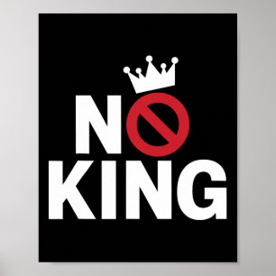 No Kings In America We The People Political Men Wo Poster
