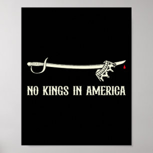 No Kings In America We The People Political Men Wo Poster