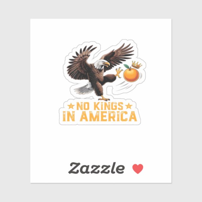 No Kings In America We The People Political Retro  (Sheet)