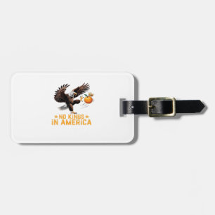 No Kings In America We The People Political Retro Luggage Tag