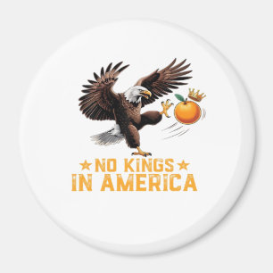 No Kings In America We The People Political Retro Magnet
