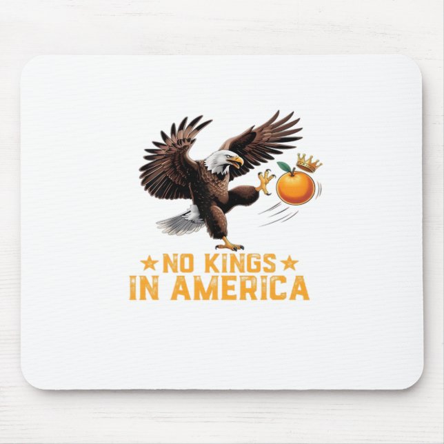 No Kings In America We The People Political Retro  Mouse Mat (Front)