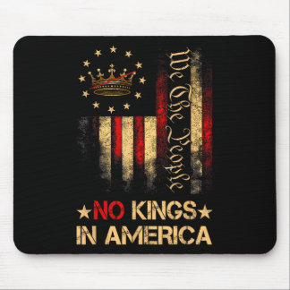 No Kings In America We The People Political Shirt Mouse Mat