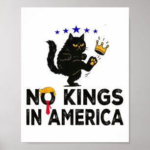 No Kings In America We The People Political Shirt  Poster