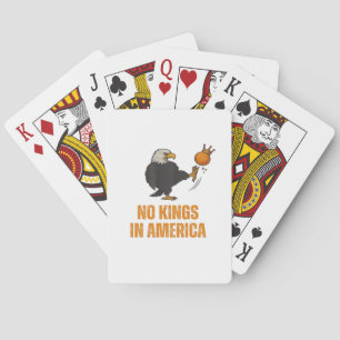 No Kings In America We The People Political Vintag Playing Cards