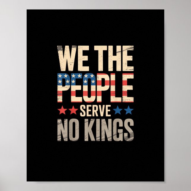 No Kings In America We The People Poster (Front)