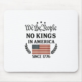 No Kings In America We The People Retro Classic Mouse Mat
